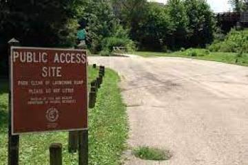 a sign on the side of a road